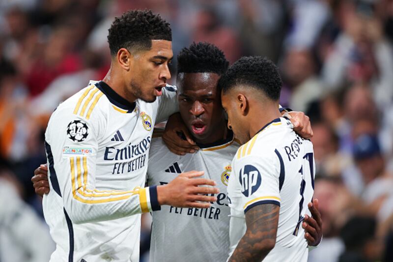 Bellingham, Vinícius y Rodrygo