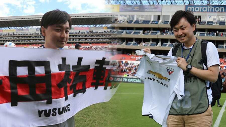 Yusuke Iwata, el hincha japonés de Liga de Quito