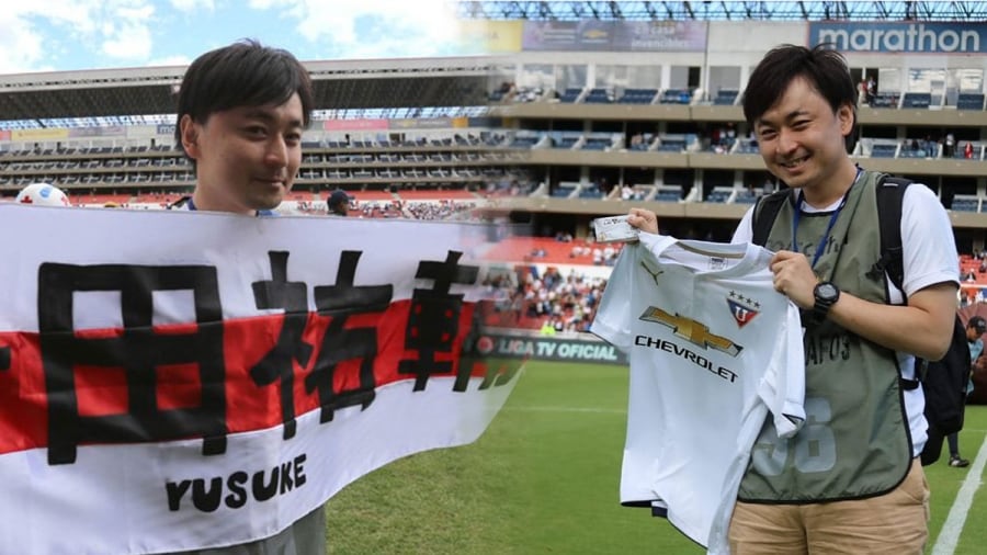 Yusuke Iwata, el hincha japonés de Liga de Quito