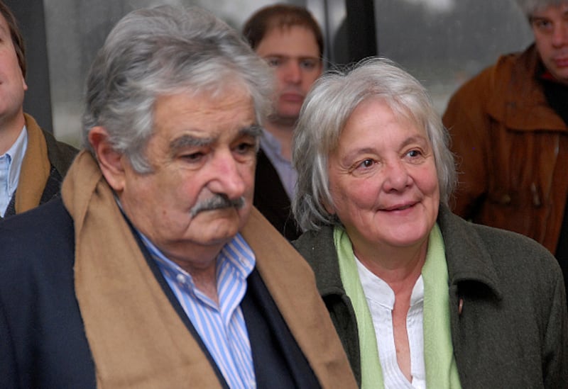 José "Pepe" Mujica y Lucía Topolansky.