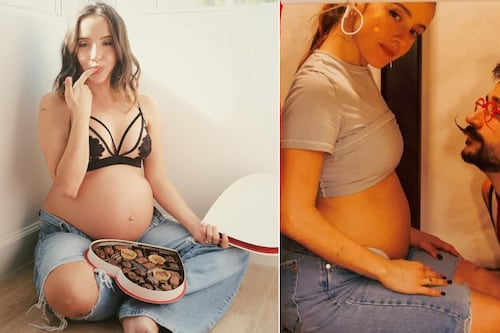 “Primera vez que la veo bien vestida”: con look ‘nupcial’ Evaluna presume su ‘baby bump’ y se llena de halagos