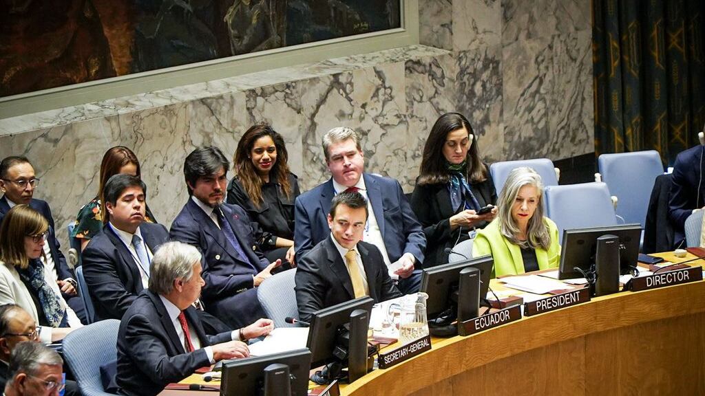 Daniel Noboa ante la ONU: "Hemos tenido amenazas de muerte casi todos los días en los últimos 60 días"