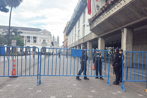 Reportan amenaza de bomba en el Municipio de Quito