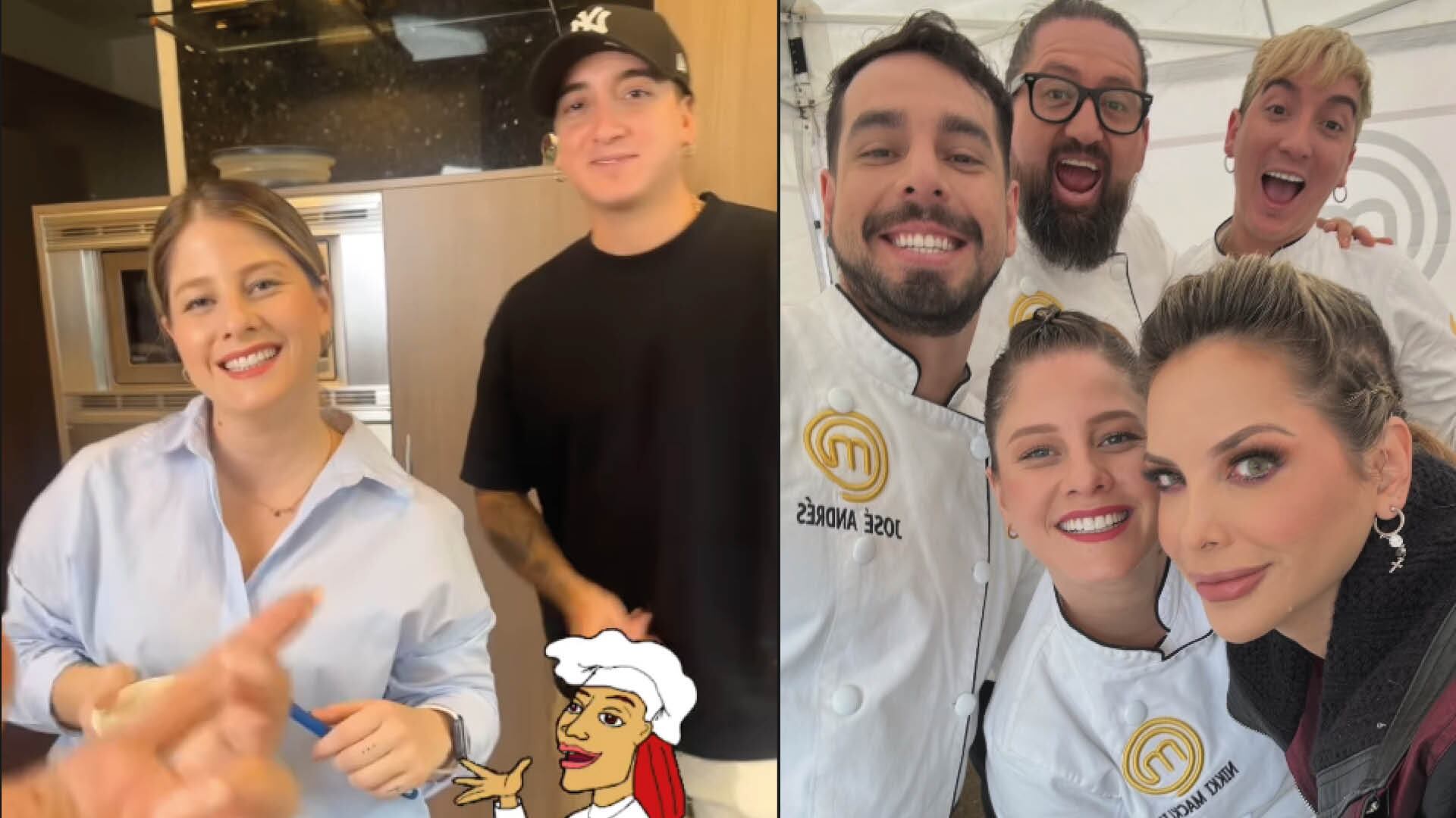 ¿Y Jalál? Nikki Mackliff y Anthonny Swagg reaparecen cocinando juntos luego de Masterchef Celebrity