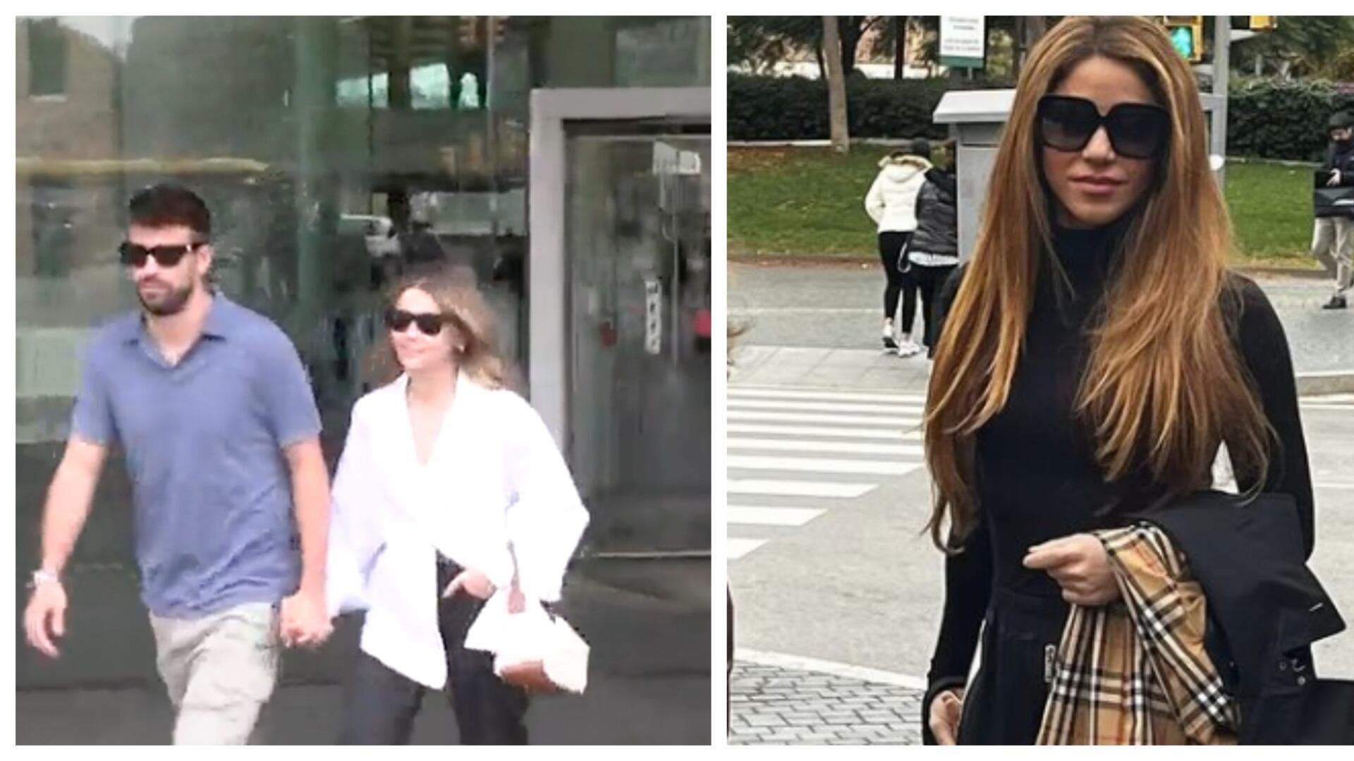 Comparan la forma de vestir entre Clara Chía y Shakira (Captura de pantalla Twitter y redes sociales)