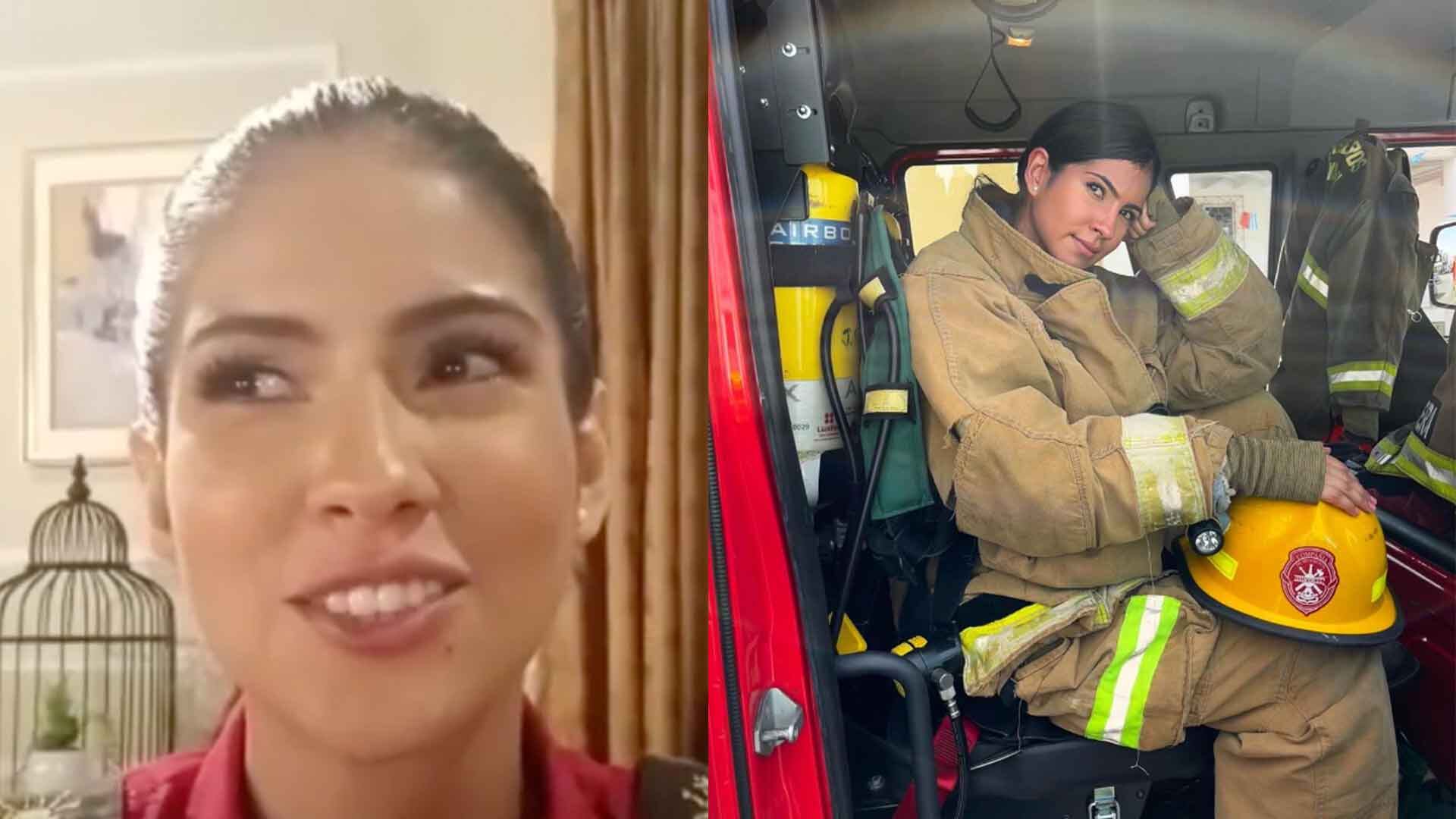 Pamela Sambrano en "Compañía 593".