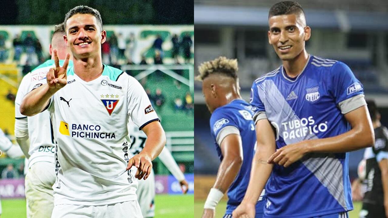 Alexander Alvarado con LDU y José Francisco Cevallos con el Emelec