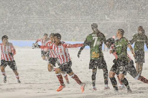 Insólito: Atlético Ottawa se corona campeón de la liga canadiense bajo la nieve