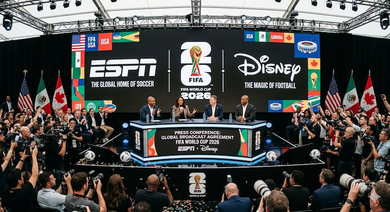 ¿Golpe al rating de Caracol y RCN? ESPN y Disney+ transmitirán el Mundial 2026 en Colombia