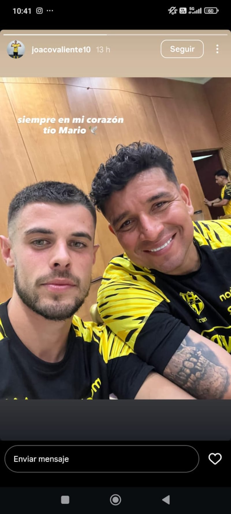 Jugadores se despiden de Mario Pineida