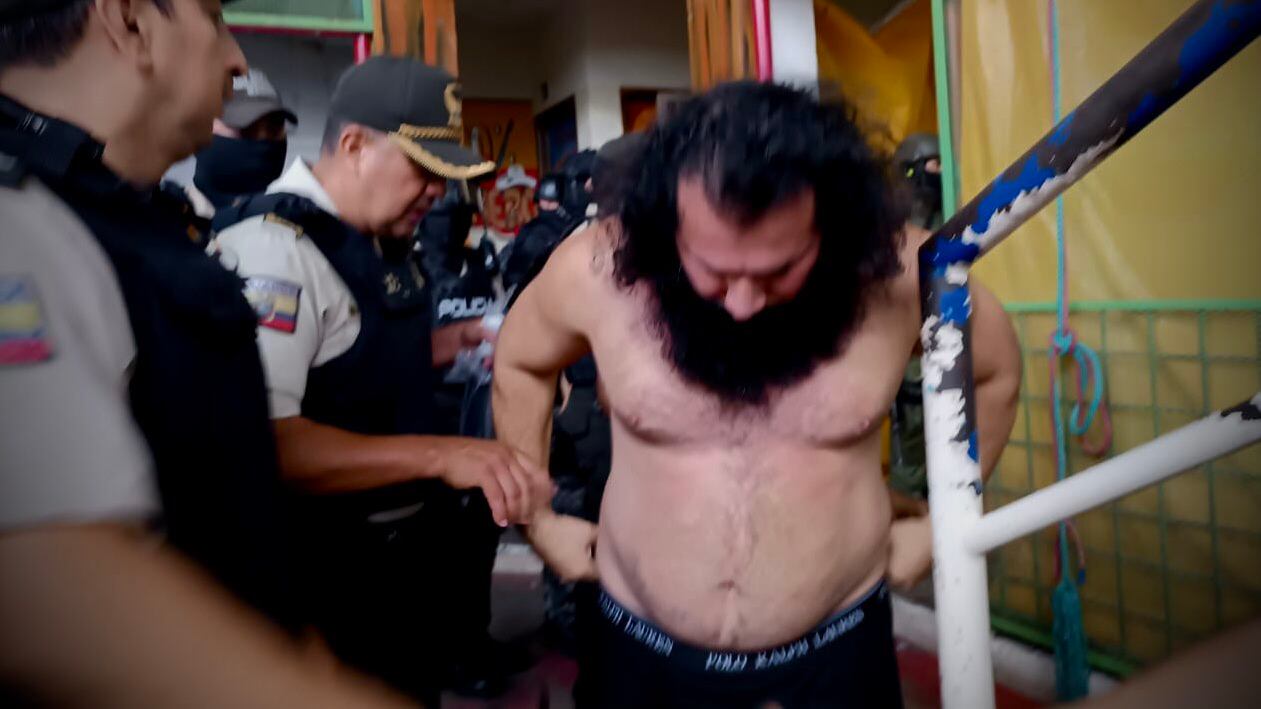 “Fito”, cabeza de “Los Choneros”, una de las organizaciones criminales de Ecuador ligadas con el Cártel de Sinaloa.