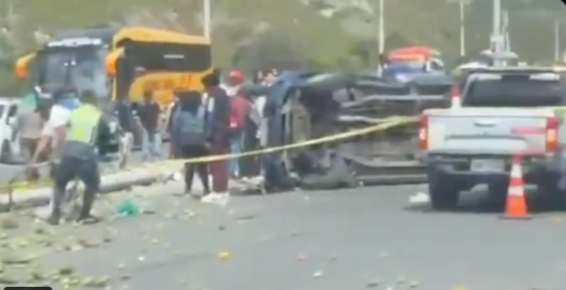 Accidente en Ambato