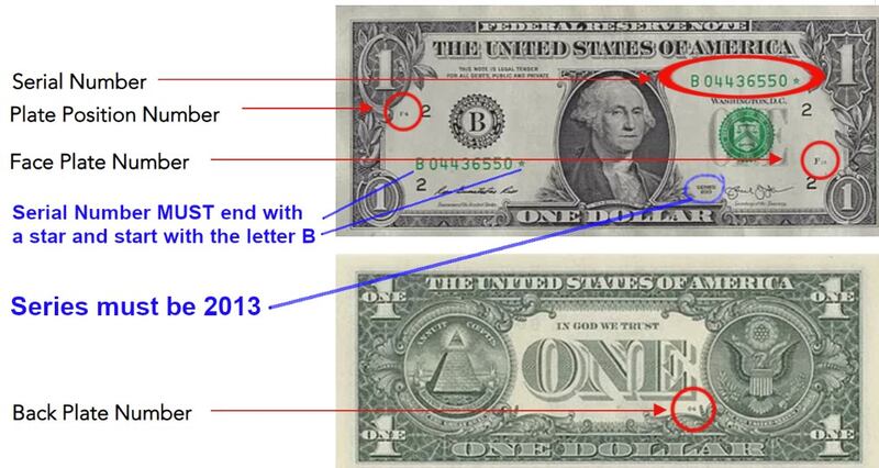 Cuáles son los billetes de 1 dólar que se venden hasta por USD 150.000