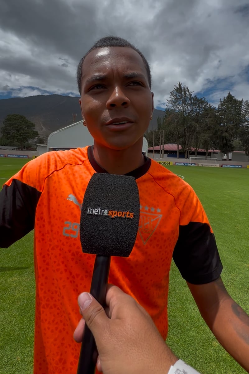 Bryan Ramírez con Liga de Quito en entrevista con Metro Ecuador