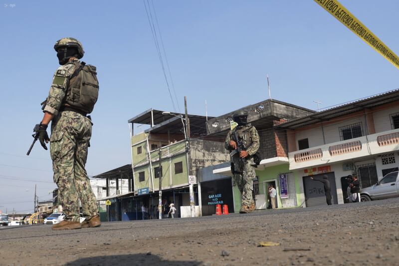 Operativo militar en Durán