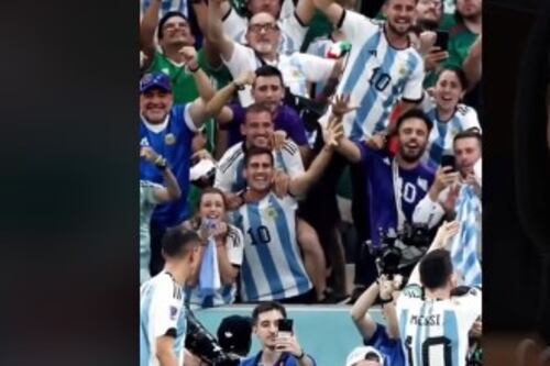 ¿Es Maradona? La foto viral del Mundial de Fútbol que todos comentan