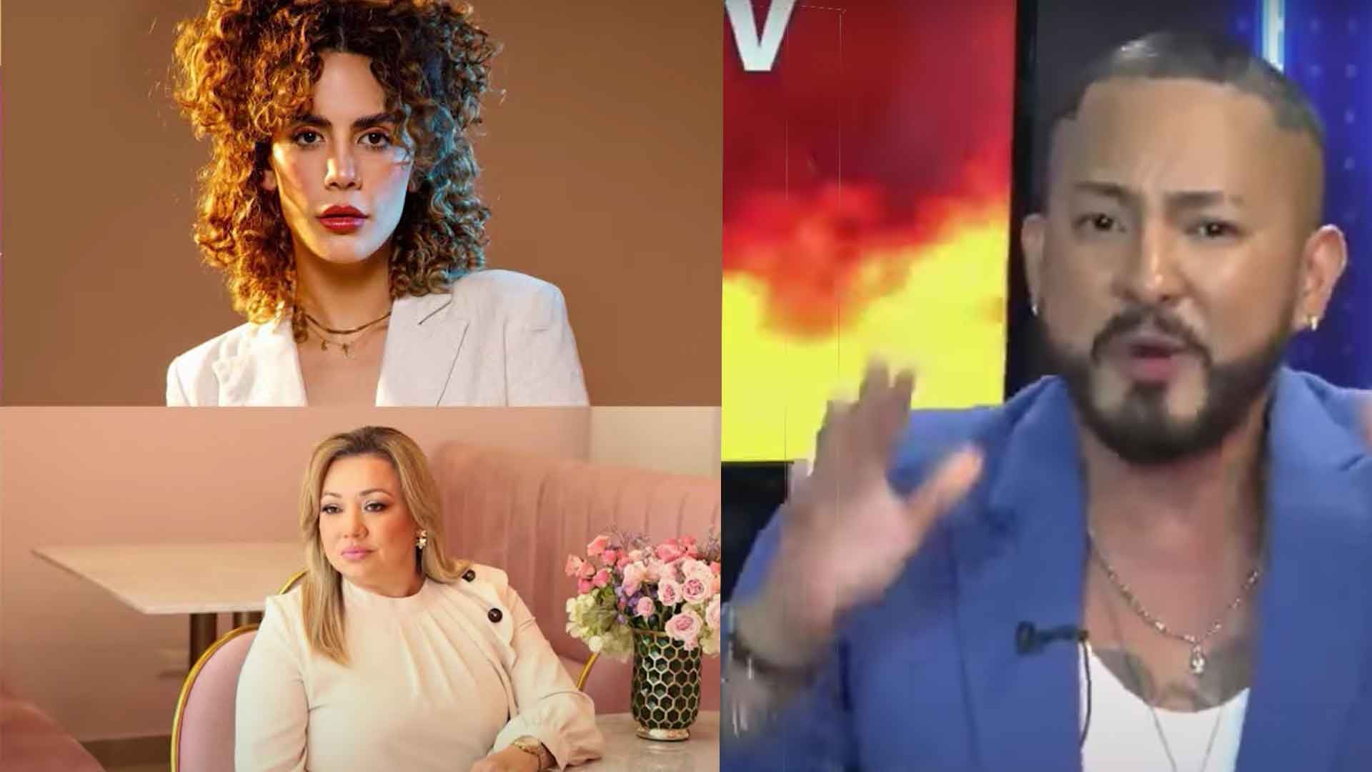 Santiago Castro arremete a Mare Cevallos.