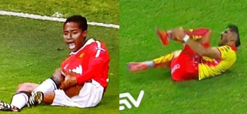 Antonio Valencia y Tiago Serpa