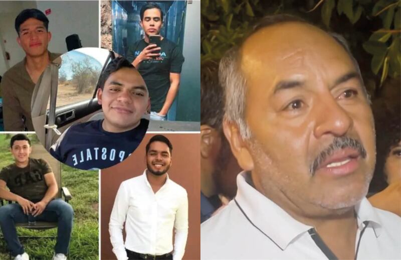 “Si me faltó darle amor, que me perdone”, declaró el padre de uno de los cinco desaparecidos en México