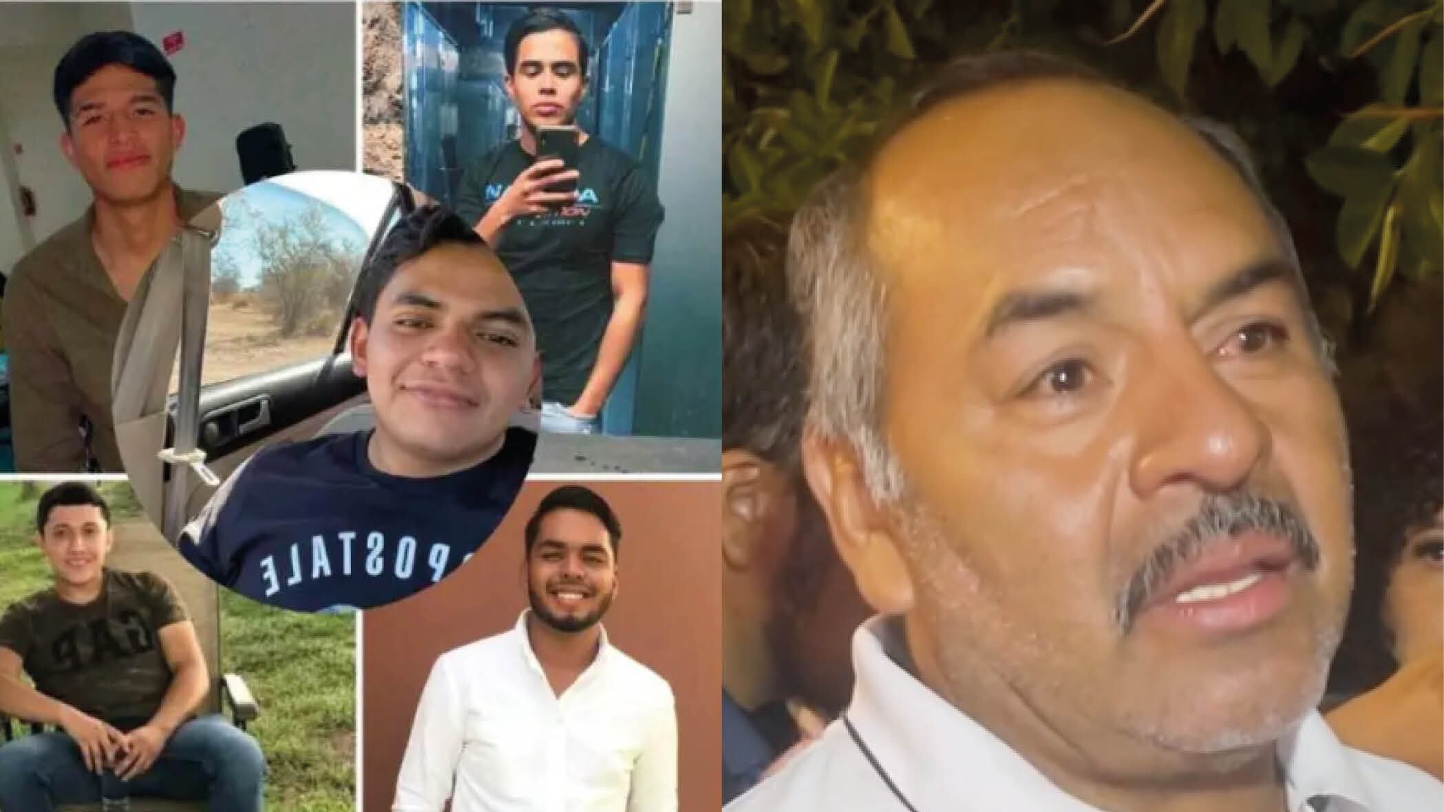 “Si me faltó darle amor, que me perdone”, declaró el padre de uno de los cinco desaparecidos en México