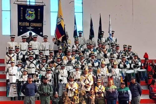 Machachi fue sede del Festival de Bandas de Paz y Bastoneras con destacada participación estudiantil