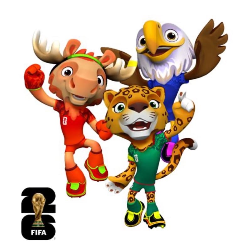 Mascotas para el Mundial FIFA 2026.