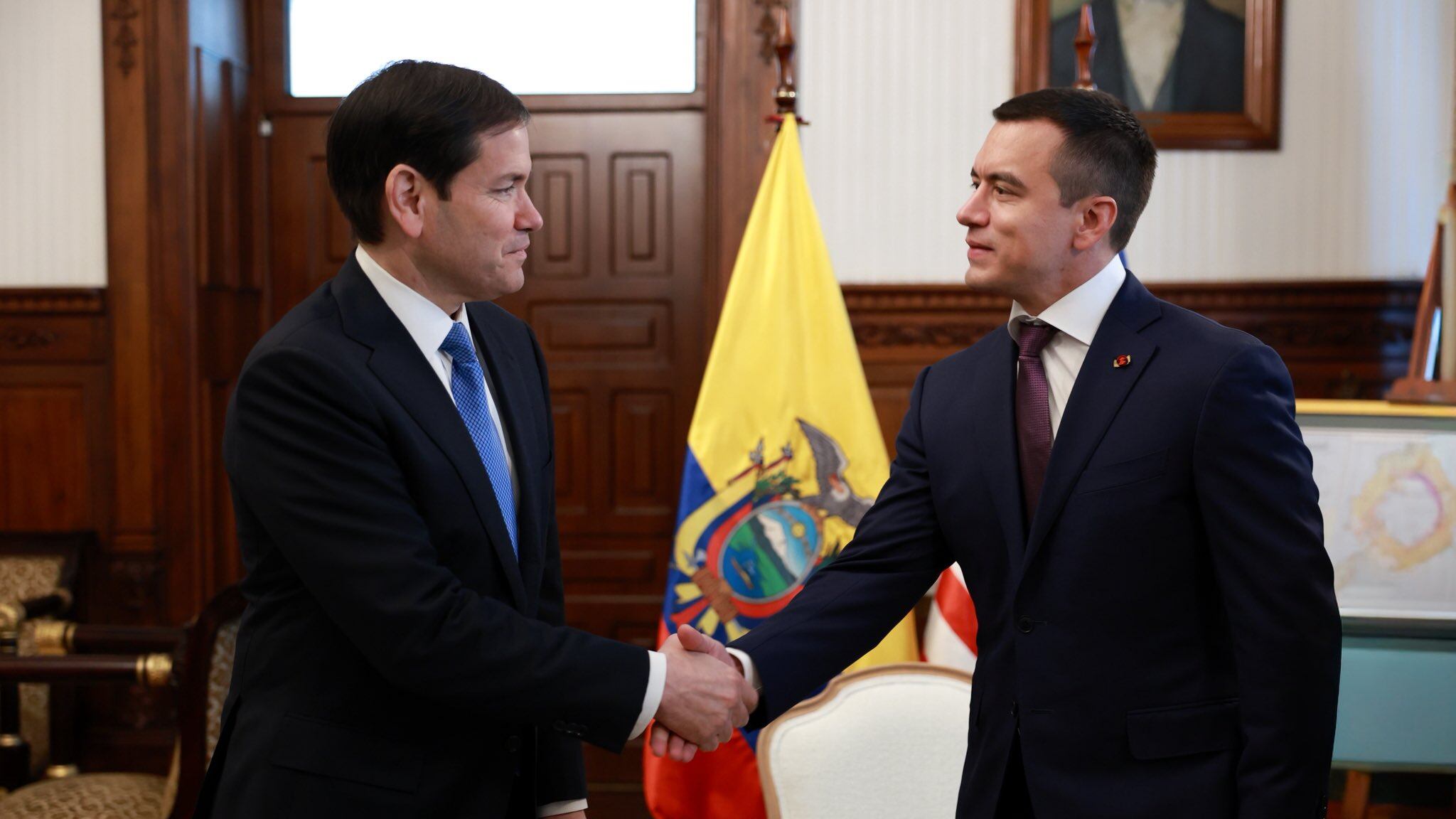 Marco Rubio y Daniel Noboa