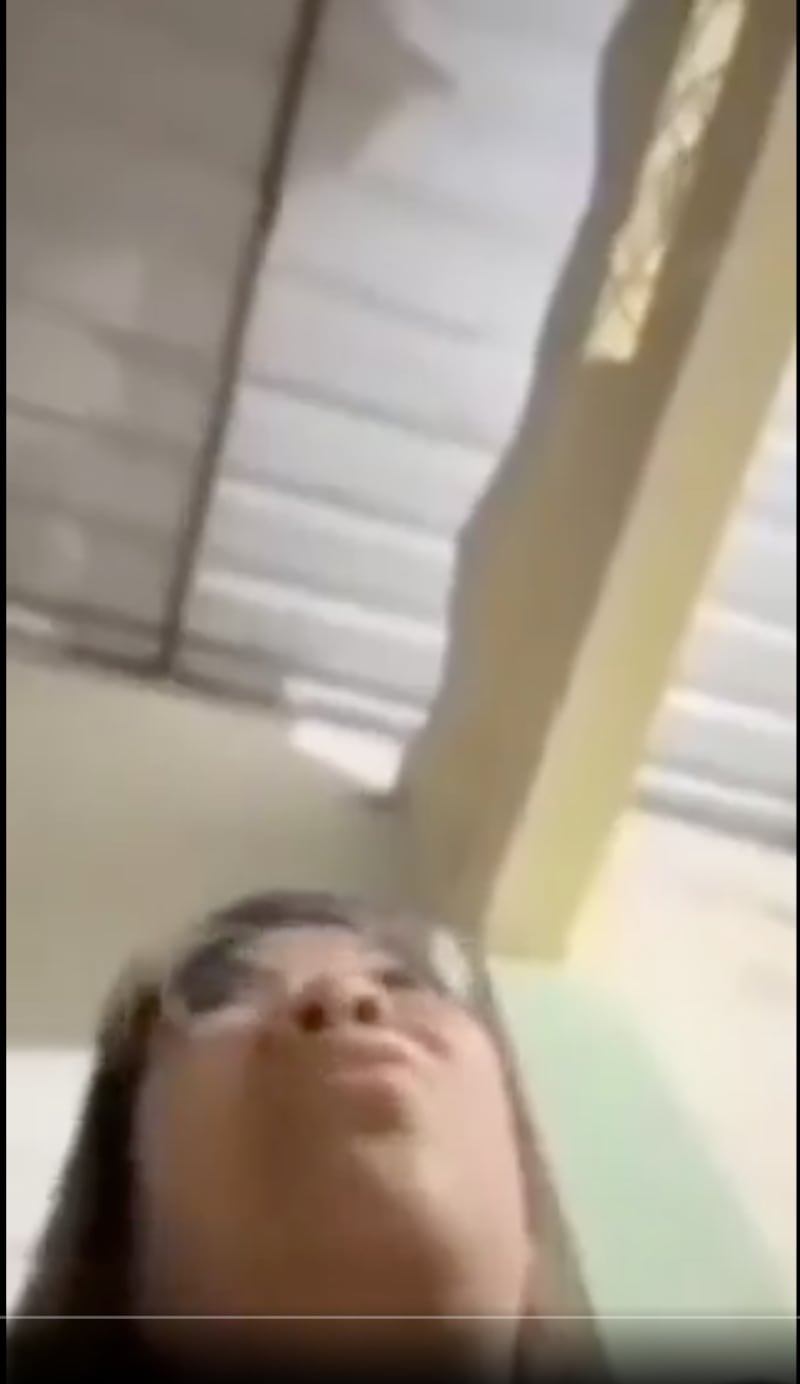 Momento exacto del crimen de Keyla González