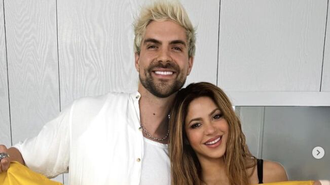 Johann Vera con Shakira
