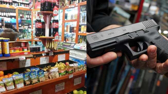 El dueño de un minimarket mató de un disparo a un hombre que lo amenazó con dos sables en cerro Alegre de Valparaíso.
El responsable no fue detenido, ya que se determinó en primera instancia que actuó en legítima defensa.
De acuerdo con lo informado, el hecho se produjo luego que un sujeto de 48 años ingresara armado con dos sables al domicilio donde funciona un local comercial en la intersección de calle Los Machis con La Tirana.
El prefecto Víctor Salazar, subprefecto de la Brigada de Homicidios de la Policía de Investigaciones, indicó que una vez en el lugar, el sujeto intimidó al dueño de casa y su pareja, además de causar daños en las instalaciones.
“En defensa propia y de su pareja, el afectado procede a hacer uso de un arma de fuego debidamente inscrita para repeler el ataque“, detalló el efectivo.