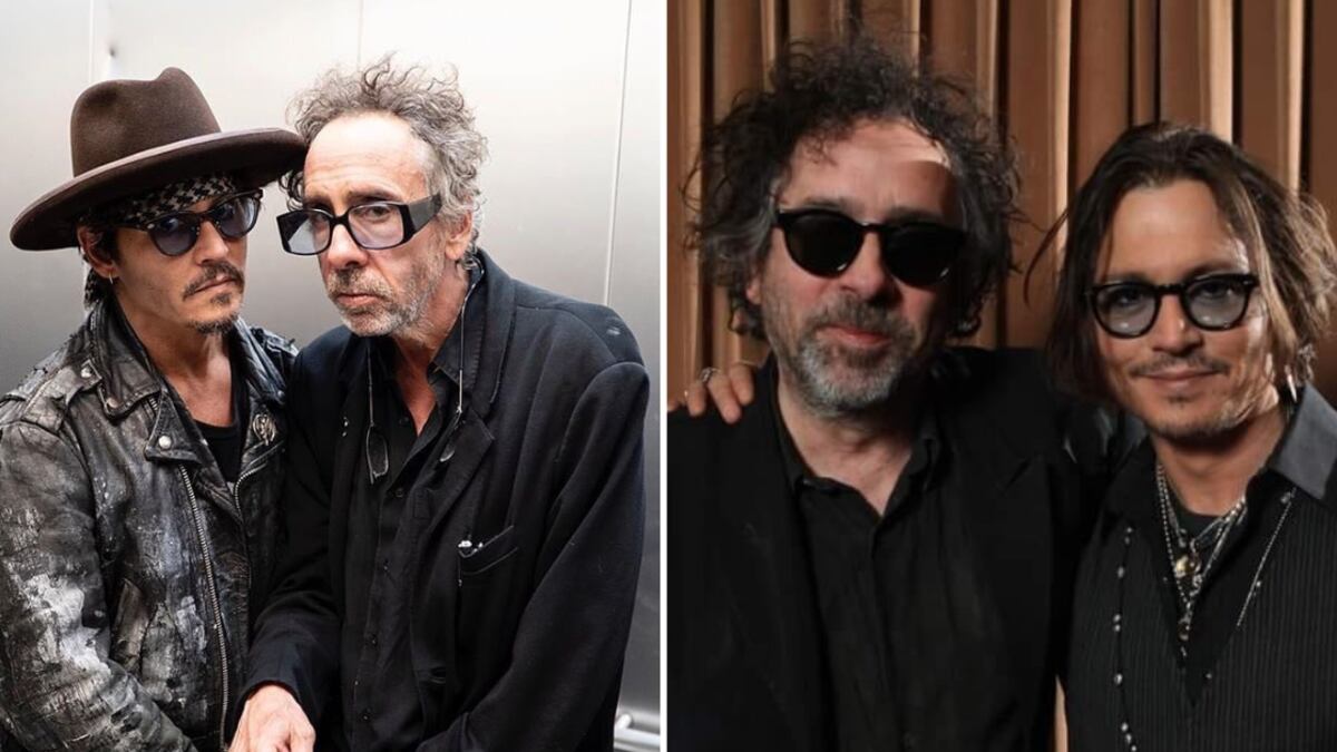 Johnny Depp y Tim Burton
