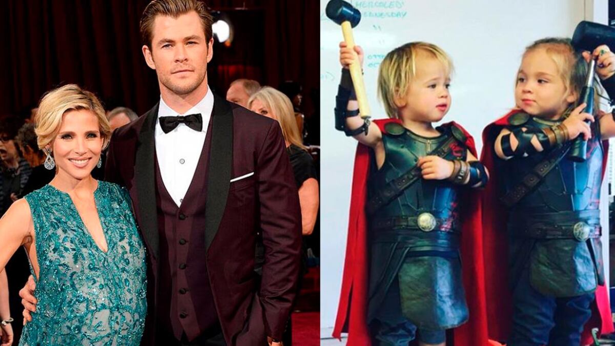 Los gemelos de Chris Hemsworth y Elsa Pataky tienen 8 años y sorprenden con su belleza