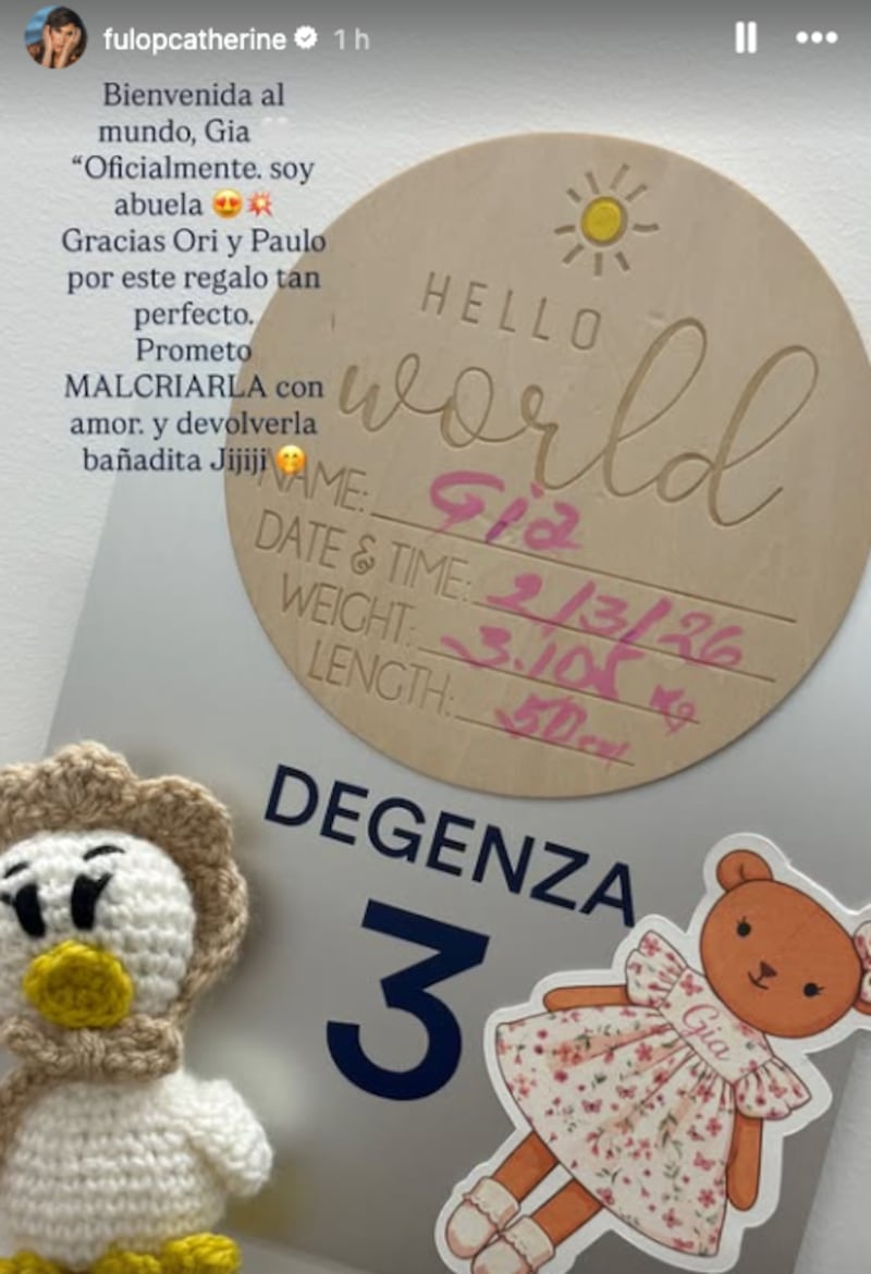 Oriana Sabatini y Paulo Dybala