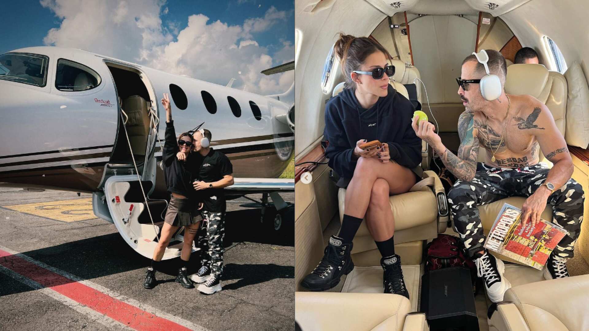 Greeicy y Mike Bahía