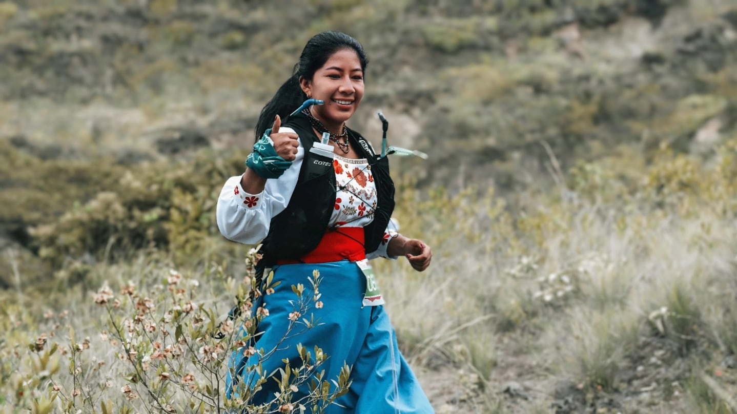 Yanna Guillin en el Chota Trail