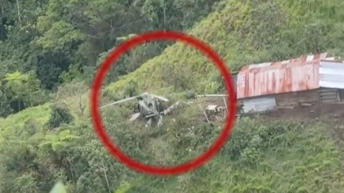 Helicóptero del Ejército accidentado en Imbabura: los cuatro tripulantes fueron rescatados con vida
