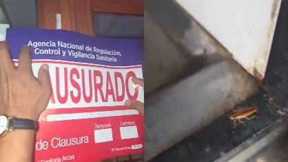 Arcsa clausuró una pizzería en Urdesa Central, Guayaquil, tras detectar ratas y cucarachas durante una inspección sanitaria.