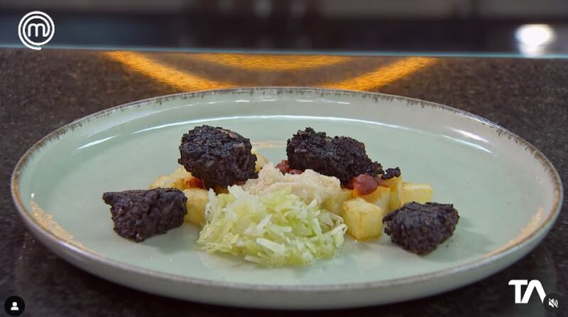 Plato de Alexandra que no gustó a los chefs.