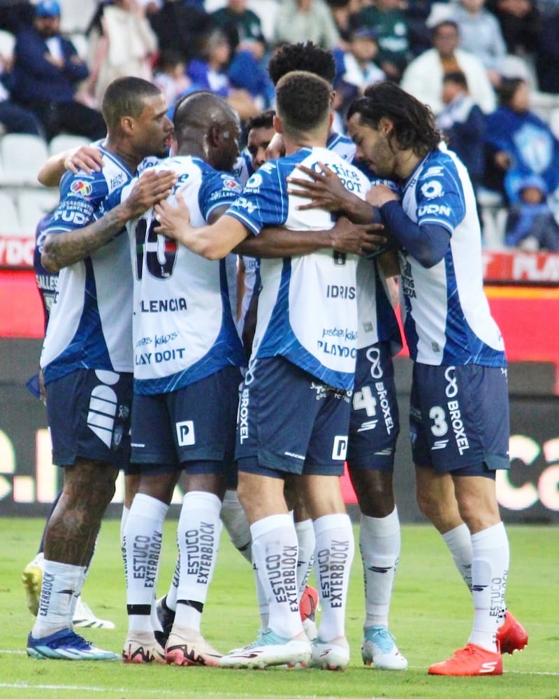 Enner Valencia marca su primer gol en su regreso al Pachuca.