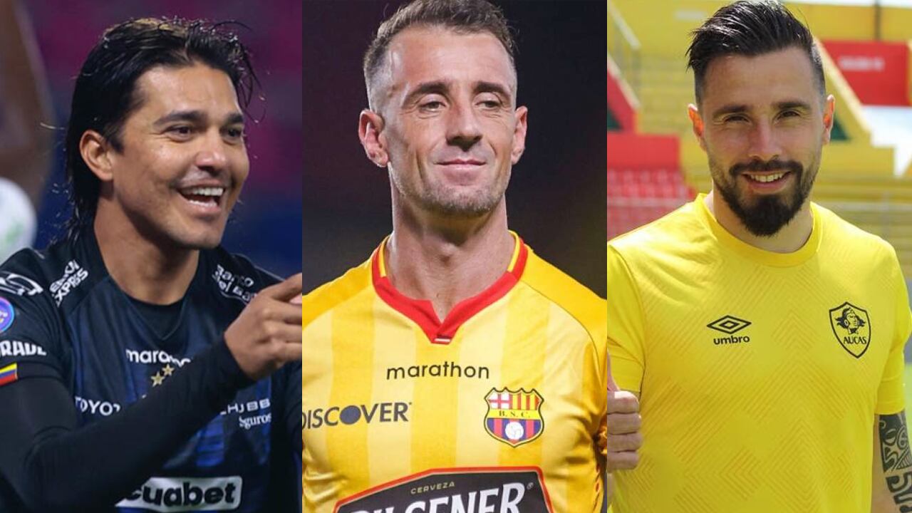 Marcelo Moreno Martins, Damián Díaz y Hernán Galíndez