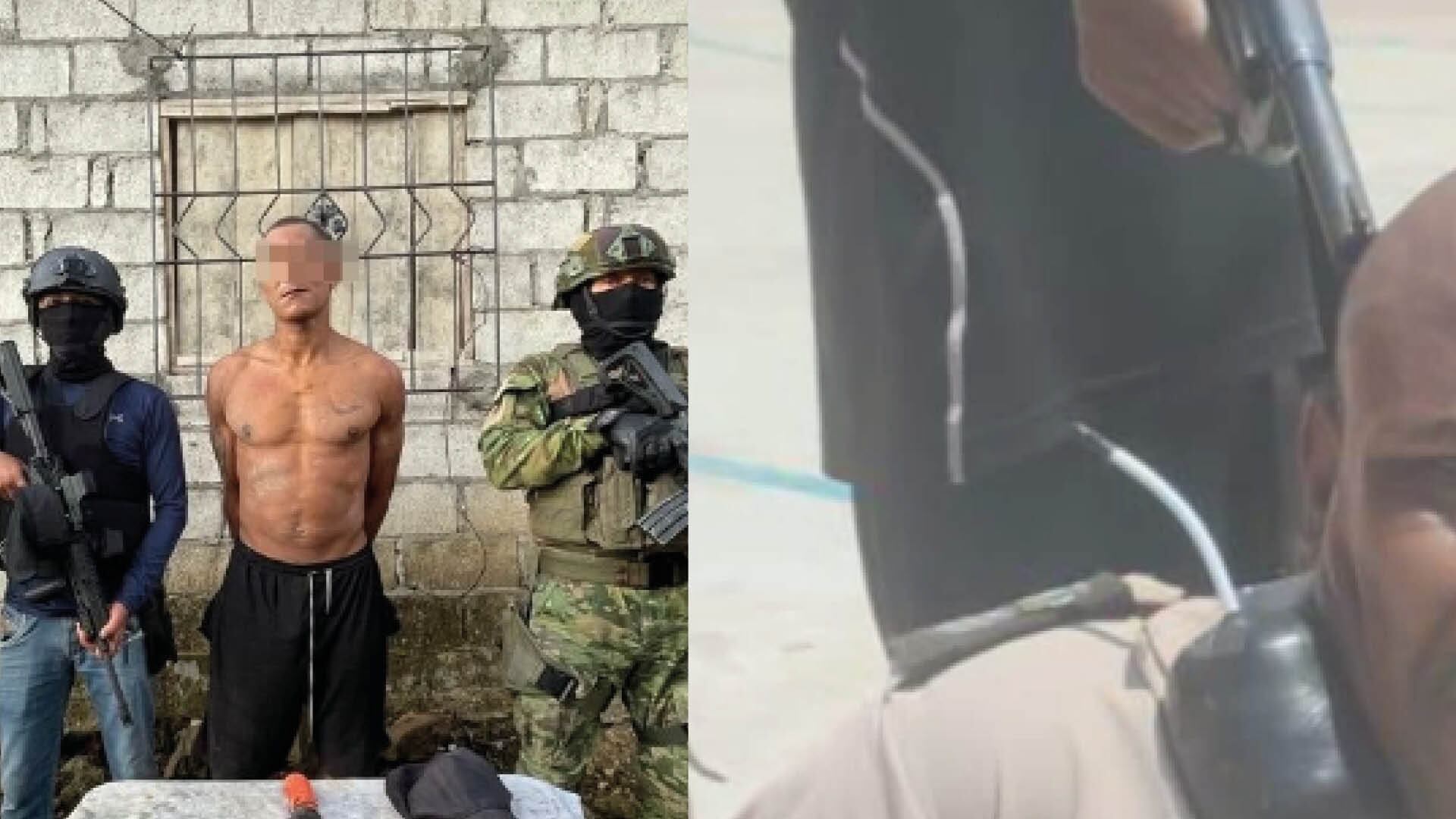 Captura de alias Juan P., conocido como "Cucón"