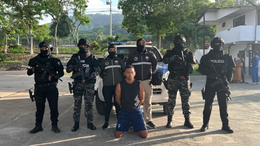 Capturan a uno de los más buscados de Ecuador; sería integrante de “Los Lobos”