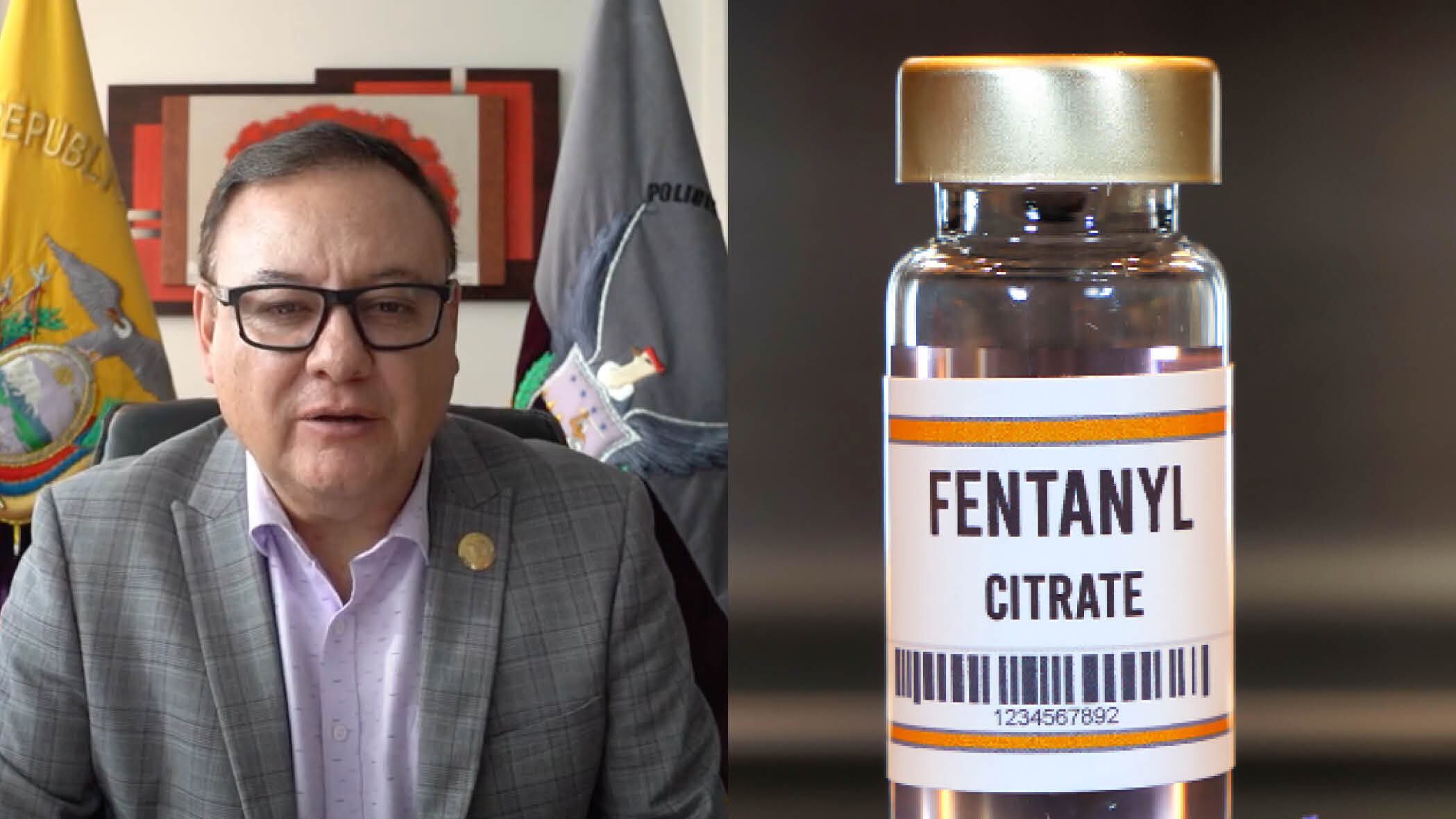 Zapata aclaró situación de Ecuador frente a declaraciones de jefe antinarcóticos de U.S.A. sobre que el país participa en la producción de fentanilo