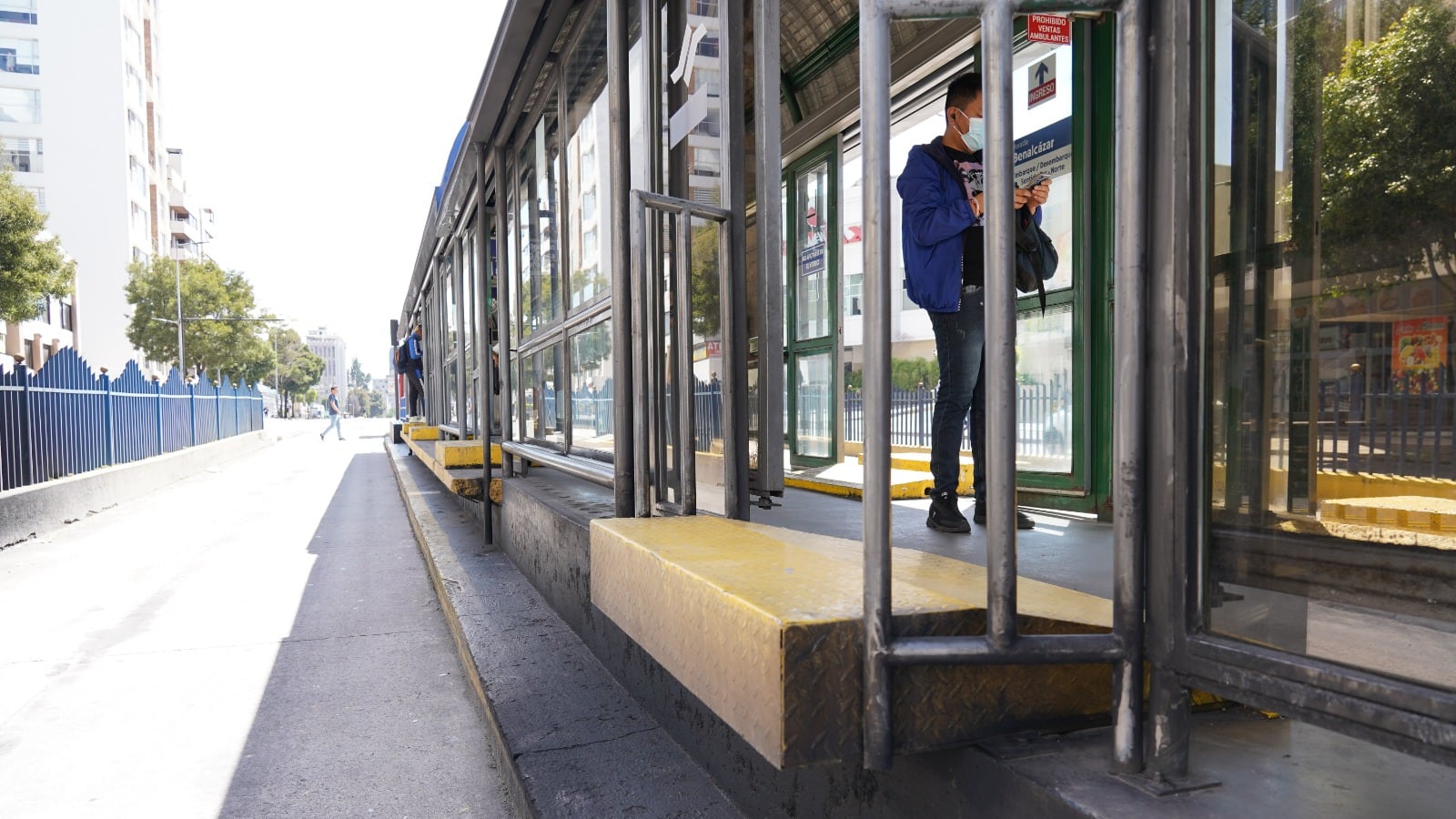 Paradas de la Ecovía en Quito