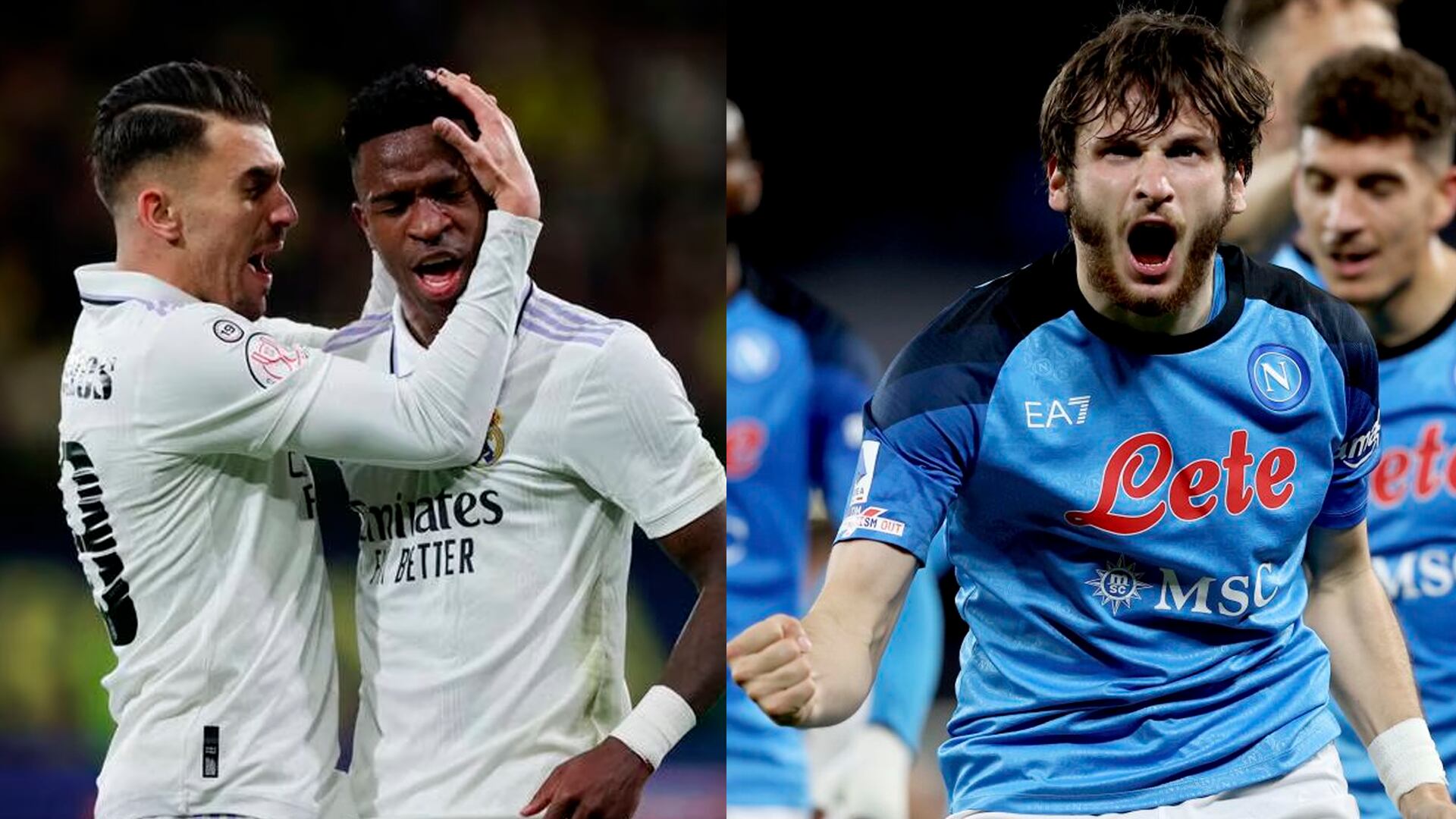 Real Madrid y Napoli clasifican en la Champions League
