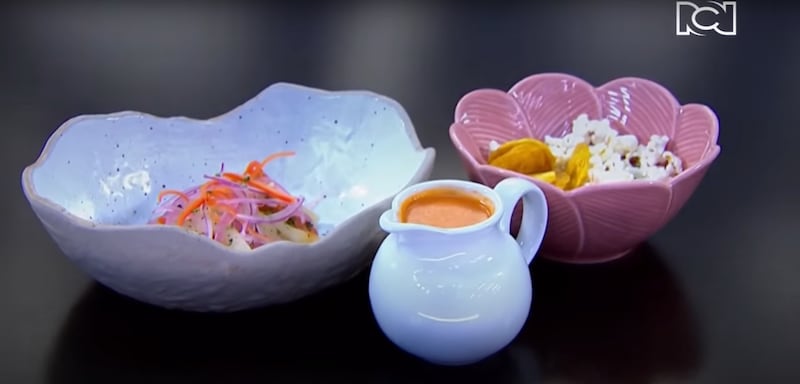 Carolina Sabino presentó un encebollado en MasterChef Celebrity Colombia