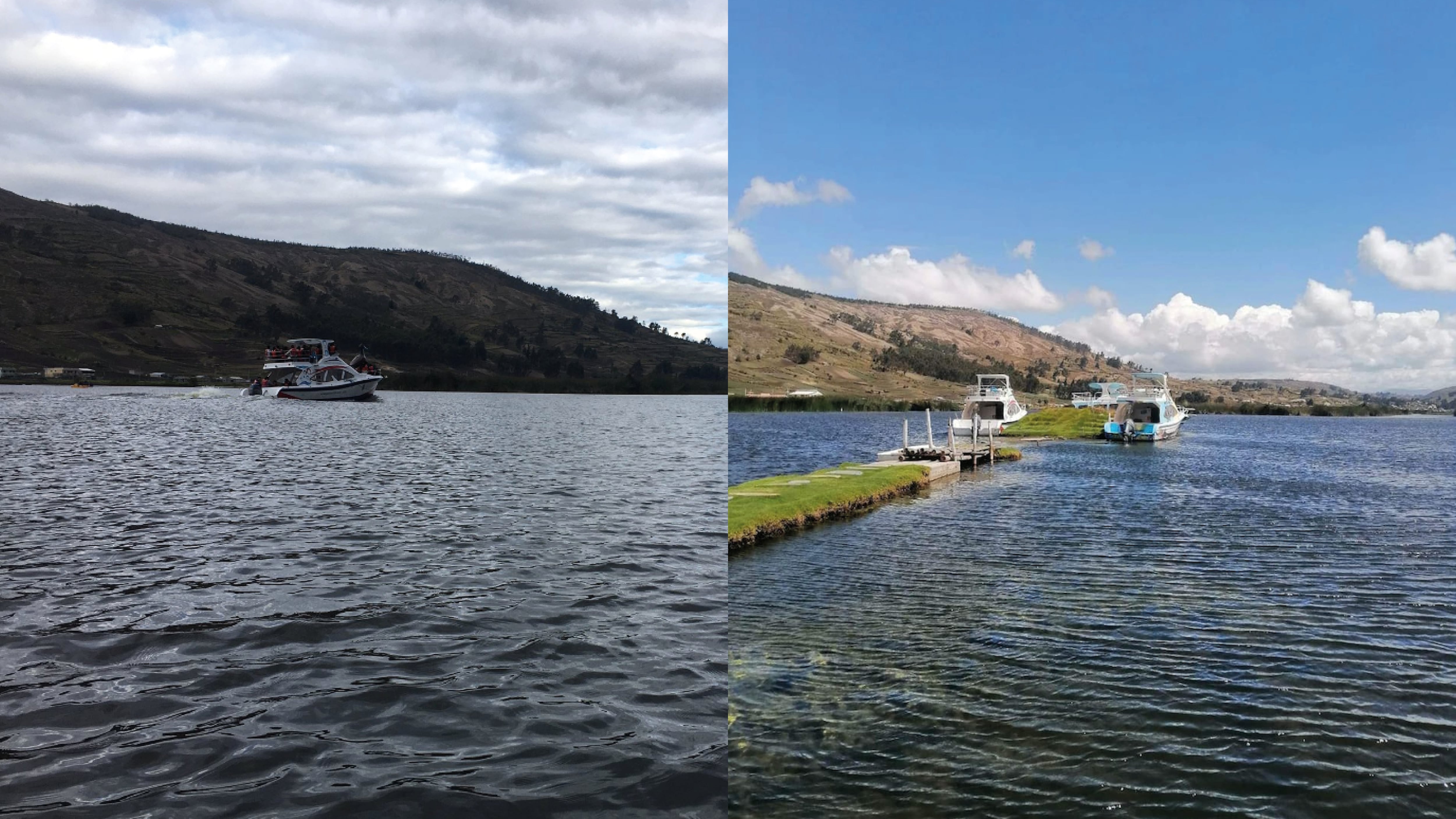 Naufragio dejo tres víctimas mortales en la Laguna de Colta en Riobamba
