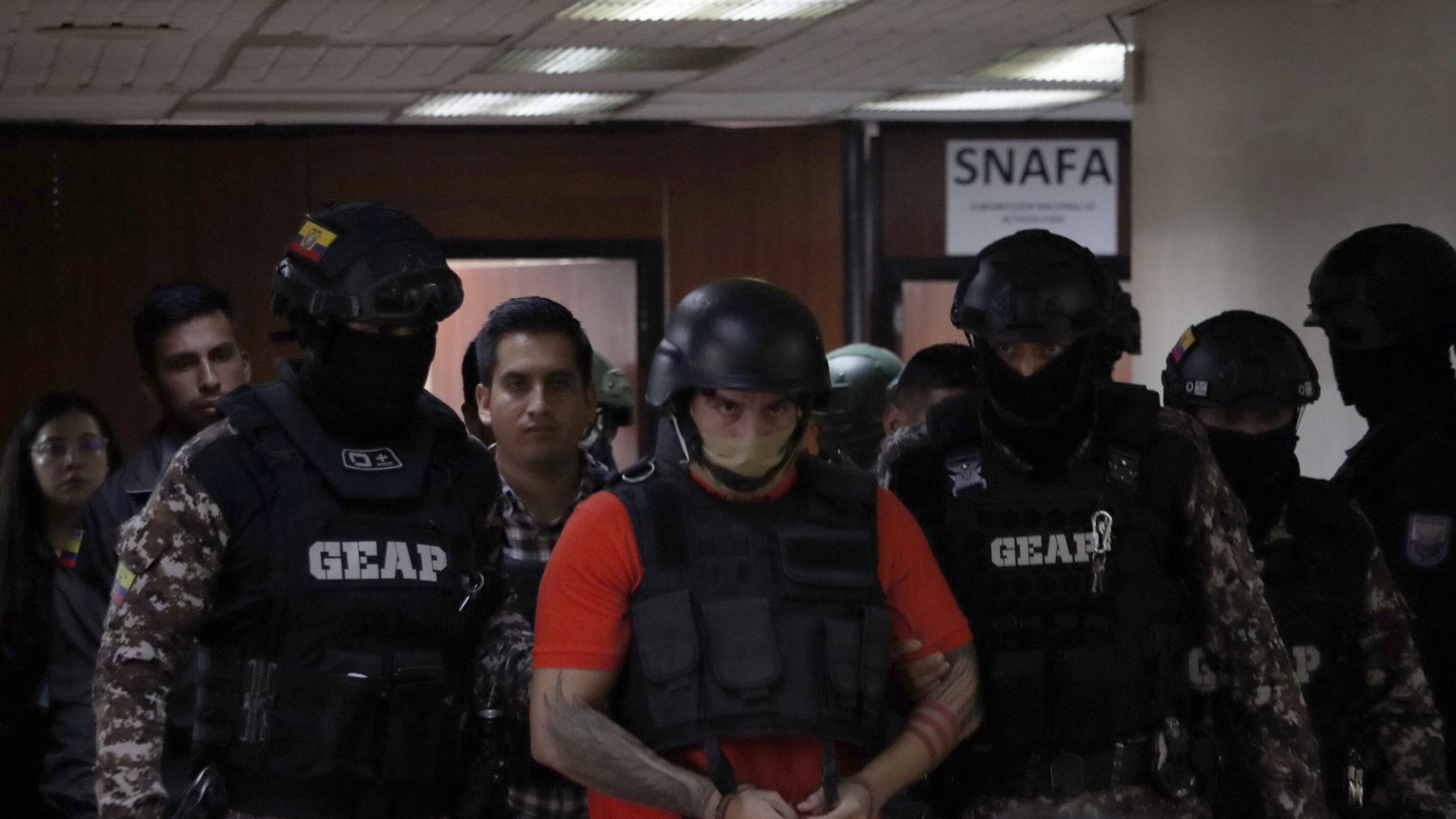 Quito, martes 30 de julio del 2024
Audiencia de Procedimiento Abreviado, en el caso Metástasis, del sindicado Daniel Salcedo, en la Corte Nacional de Justicia.
Fotos :API /Rolando Enríquez