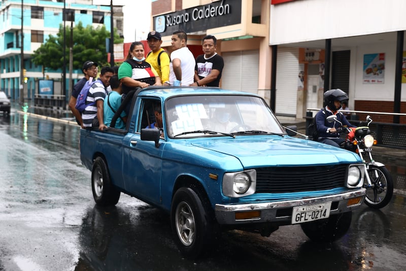 Guayaquil, paro de transporte