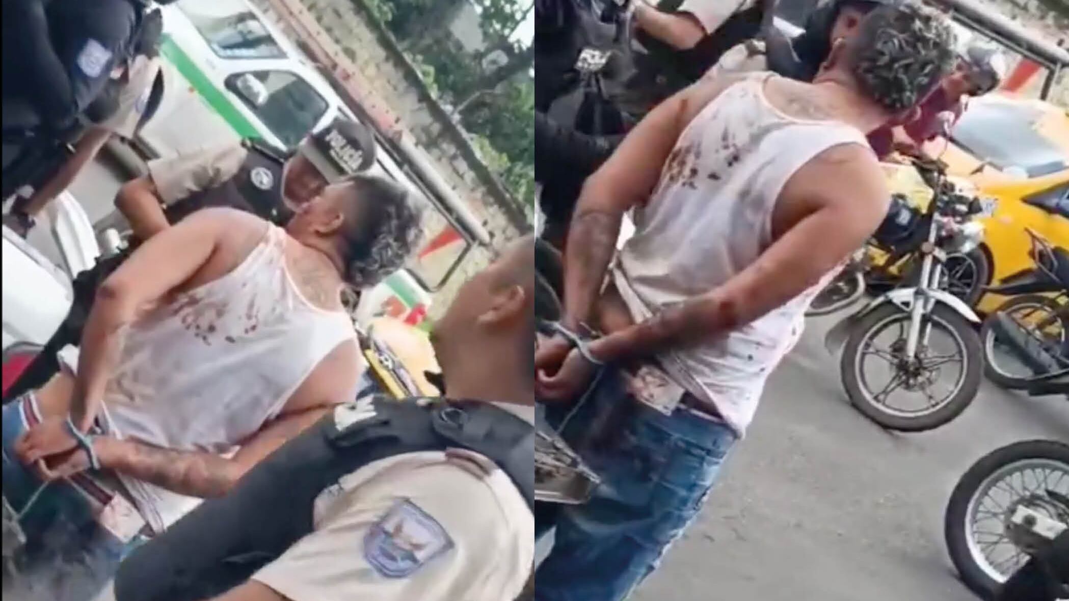 Delincuente fue golpeado en El Oro después de haber sido captado robando